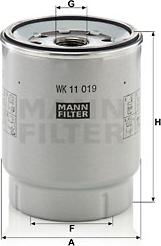 Mann-Filter WK 11 019 z - Filtre à carburant cwaw.fr