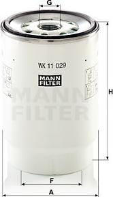 Mann-Filter WK 11 029 z - Filtre à carburant cwaw.fr