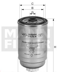 Mann-Filter WK 842/2 (10) - Filtre à carburant cwaw.fr