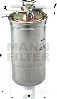 Mann-Filter WK 853/4 - Filtre à carburant cwaw.fr