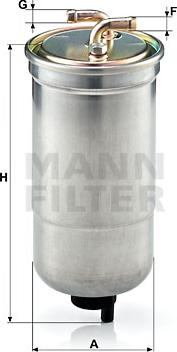 Mann-Filter WK 853/16 - Filtre à carburant cwaw.fr