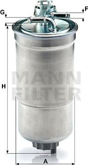 Mann-Filter WK 853/3 x - Filtre à carburant cwaw.fr