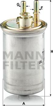 Mann-Filter WK 853/7 - Filtre à carburant cwaw.fr