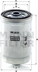 Mann-Filter WK 8030 - Filtre à carburant cwaw.fr