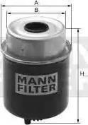 Mann-Filter WK 814/1 - Filtre à carburant cwaw.fr