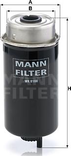 Mann-Filter WK 8188 - Filtre à carburant cwaw.fr