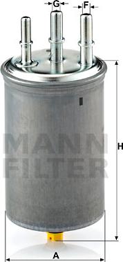 Mann-Filter WK 829/7 - Filtre à carburant cwaw.fr