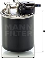 Mann-Filter WK 820/21 - Filtre à carburant cwaw.fr