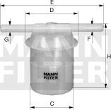 Mann-Filter WK 42/80 - Filtre à carburant cwaw.fr