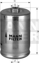 Mann-Filter WK 725/1 - Filtre à carburant cwaw.fr