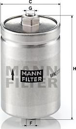 Mann-Filter WK 725 - Filtre à carburant cwaw.fr