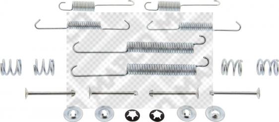 Mapco 9133 - Kit d'accessoires, mâchoire de frein cwaw.fr