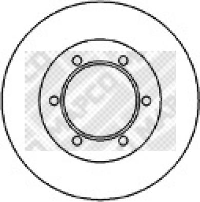 Mapco 45556 - Disque de frein cwaw.fr