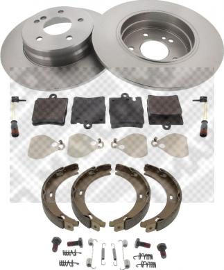 Mapco 47796/1 - Kit de freins, frein à disques cwaw.fr