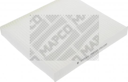 Mapco 65549 - Filtre, air de l'habitacle cwaw.fr