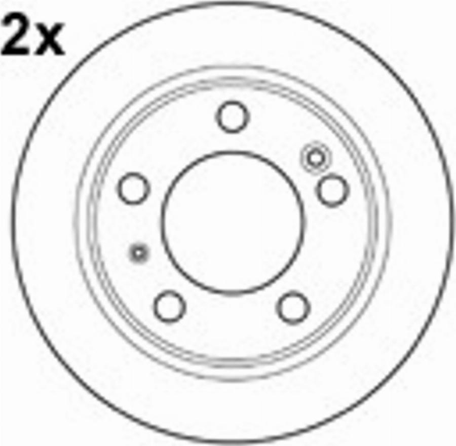 Mapco 154192 - Disque de frein cwaw.fr