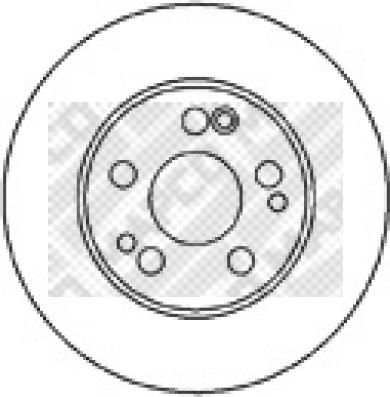 Mapco 15802 - Disque de frein cwaw.fr