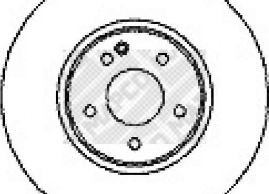 Mapco 15790 - Disque de frein cwaw.fr