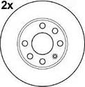 Mapco 15749/2 - Disque de frein cwaw.fr