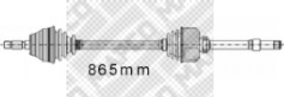 Mapco 16413 - Arbre de transmission cwaw.fr