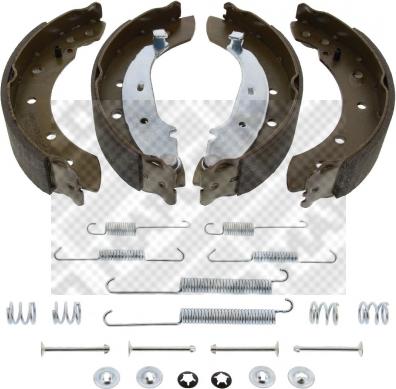 Mapco 8128/1 - Jeu de mâchoires de frein cwaw.fr