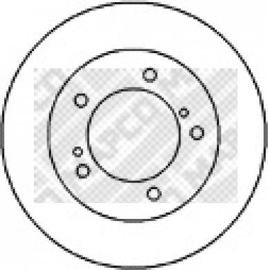 Mapco 25592 - Disque de frein cwaw.fr