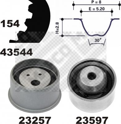 Mapco 23544 - Kit de distribution cwaw.fr