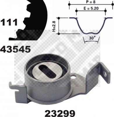 Mapco 23545 - Kit de distribution cwaw.fr