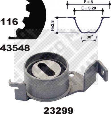 Mapco 23548 - Kit de distribution cwaw.fr