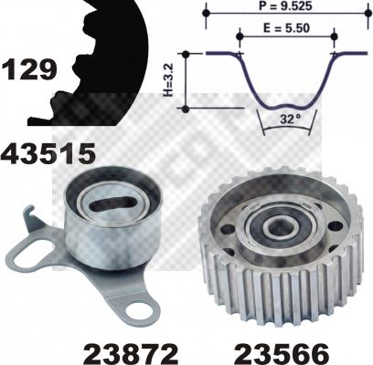 Mapco 23515 - Kit de distribution cwaw.fr