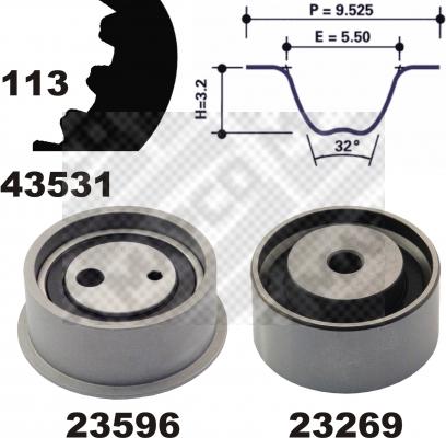 Mapco 23531 - Kit de distribution cwaw.fr