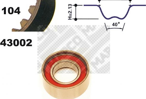 Mapco 23002 - Kit de distribution cwaw.fr