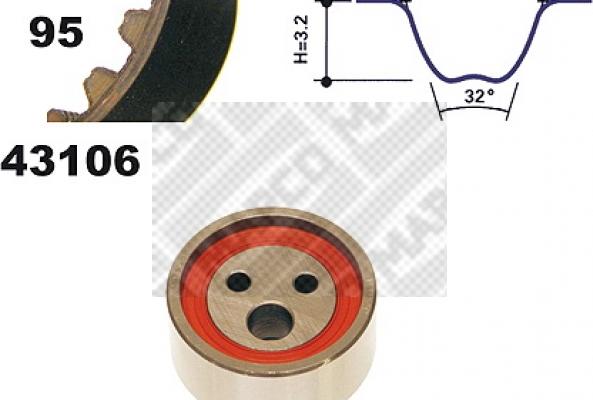 Mapco 23106 - Kit de distribution cwaw.fr