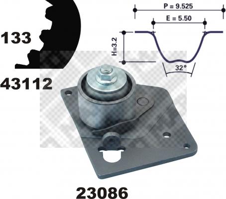 Mapco 23103 - Kit de distribution cwaw.fr