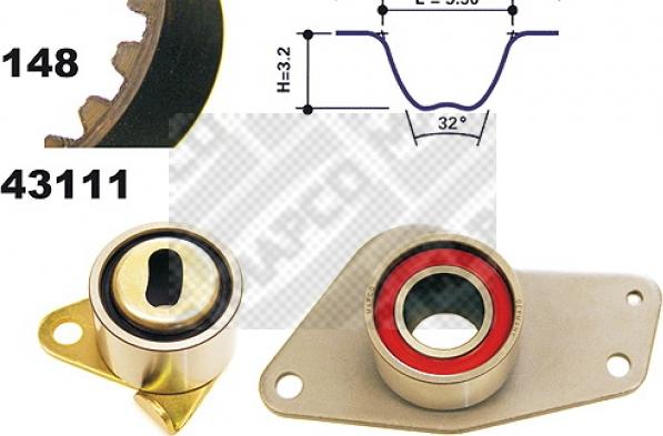 Mapco 23111 - Kit de distribution cwaw.fr