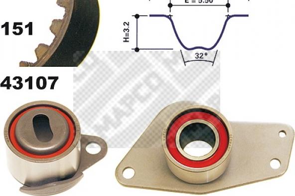 Mapco 23112 - Kit de distribution cwaw.fr