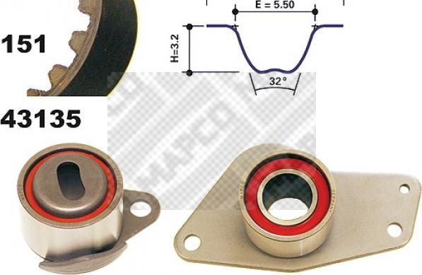 Mapco 23135 - Kit de distribution cwaw.fr