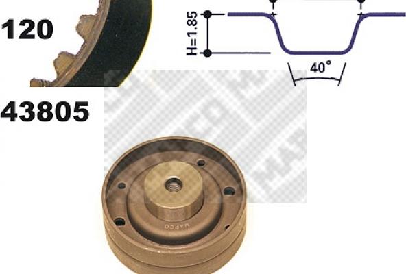 Mapco 23805 - Kit de distribution cwaw.fr