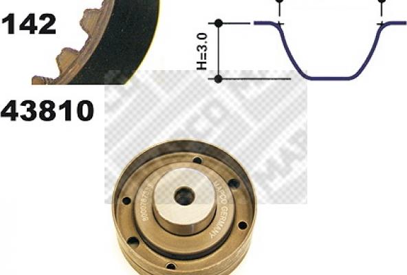 Mapco 23810 - Kit de distribution cwaw.fr