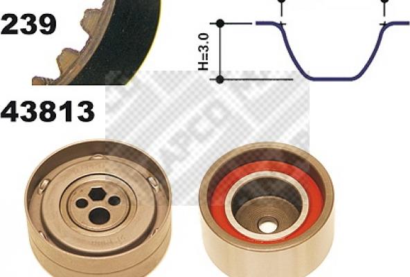 Mapco 23813 - Kit de distribution cwaw.fr