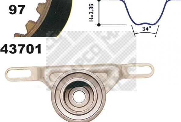 Mapco 23701 - Kit de distribution cwaw.fr