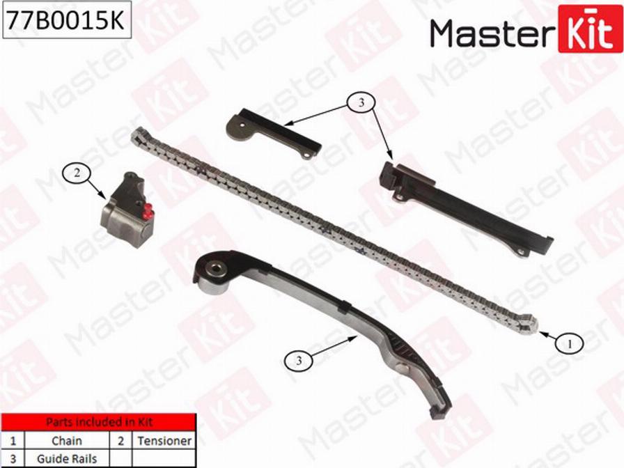 MasterKit 77B0015K - Kit de distribution par chaîne cwaw.fr