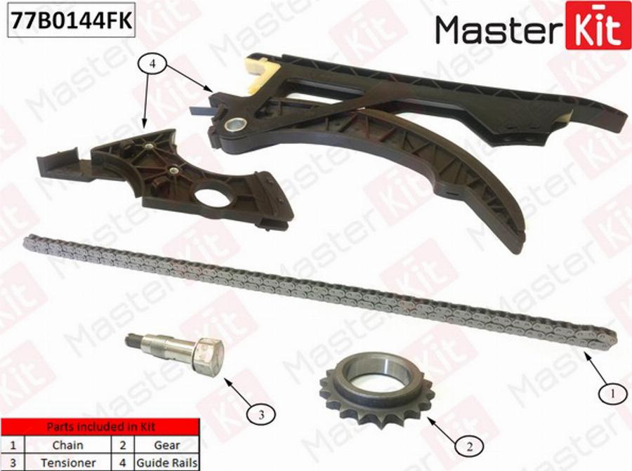 MasterKit 77B0144FK - Kit de distribution par chaîne cwaw.fr