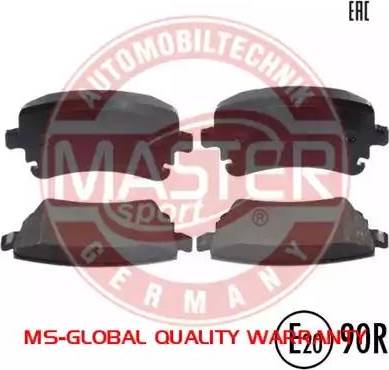 MASTER-SPORT GERMANY 13046028882-SET-MS - Kit de plaquettes de frein, frein à disque cwaw.fr