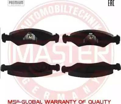 MASTER-SPORT GERMANY 13046070402N-SET-MS - Kit de plaquettes de frein, frein à disque cwaw.fr