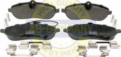 MASTER-SPORT GERMANY AB236027382 - Kit de plaquettes de frein, frein à disque cwaw.fr