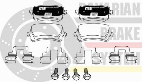 MASTER-SPORT GERMANY W236027492 - Kit de plaquettes de frein, frein à disque cwaw.fr