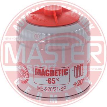 MASTER-SPORT GERMANY 920/21/M+20-PCS-MS - Filtre à huile cwaw.fr