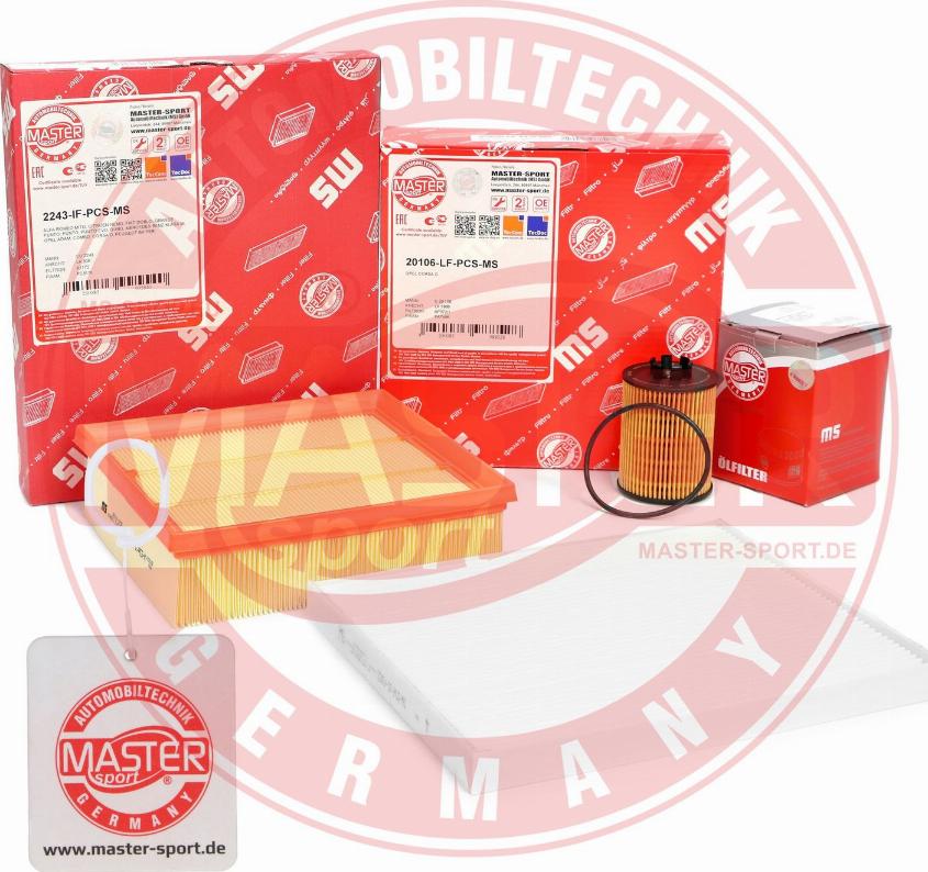 MASTER-SPORT GERMANY 450001322P - Kit de filtres cwaw.fr