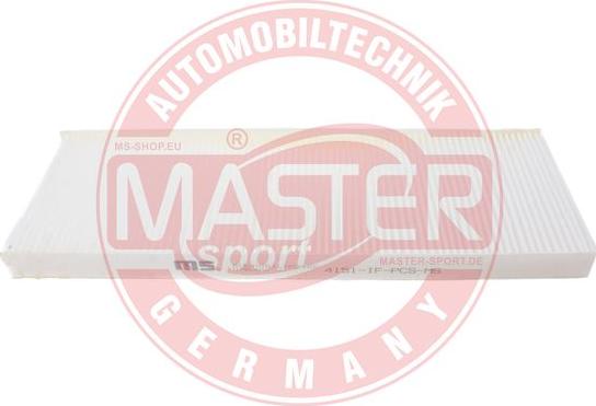 MASTER-SPORT GERMANY 4151-IF-PCS-MS - Filtre, air de l'habitacle cwaw.fr